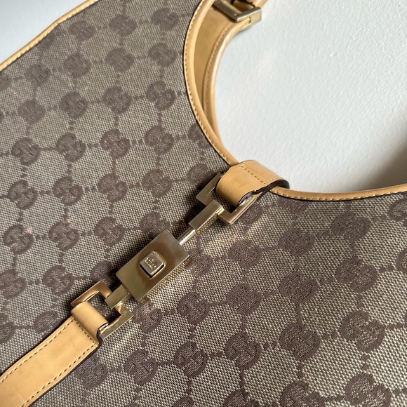 AUTHENTIC VINTAGE GUCCI JACKIE SHOULDER PURSE - Picture 5 of 6